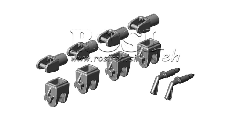 SET DI MONTAGGI PER RIMORCHIO A CASSONE