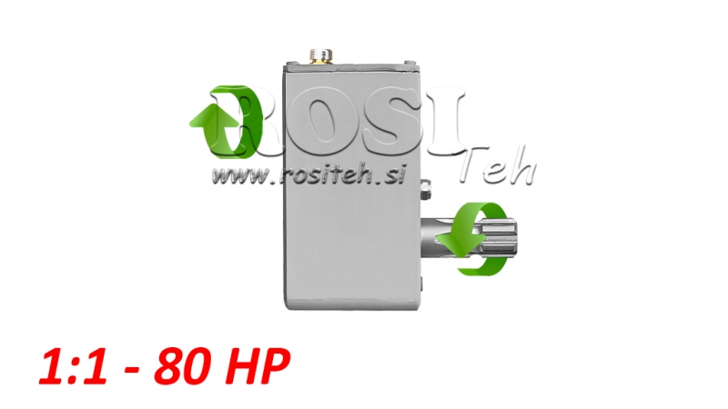 TRAUKTORIAUS PAVARŲ DĖŽĖ - INVERSION 1:1 (80AG-60KW) Moteriška-Vyriška
