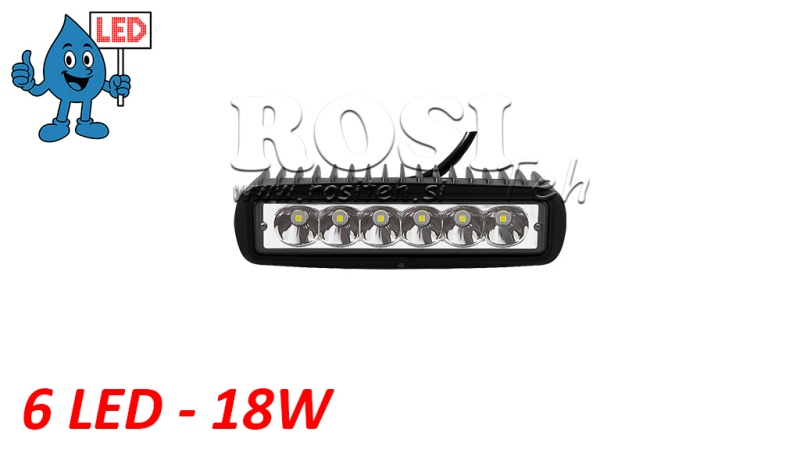 LAMPĂ DE LUCRU LED - LUMINĂ 6 LED 18W 12V-24V