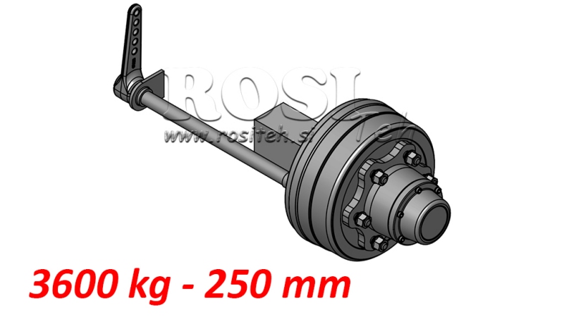 PUSIAKSE SU STABDŽIAIS 3.600 KG L.250 MM