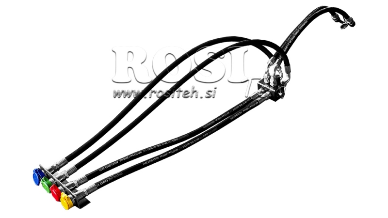 MANUALINIS DISTRIBUCINIS VOŽTUVAS SU ŽARNOMIS TRAUKTORIAUS SAVIVOČIŲ IŠVESTIES DF-6/2 60LIT/MIN