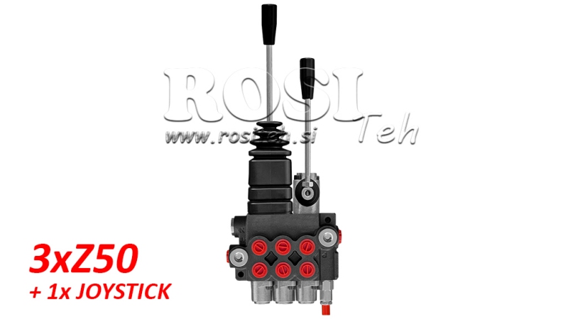 HYD. VENTIL 3XP40 + JOYSTICK