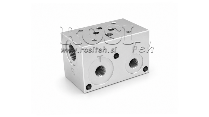 BASE CETOP3 PARA MINI UNIDAD DE POTENCIA HIDRÁULICA