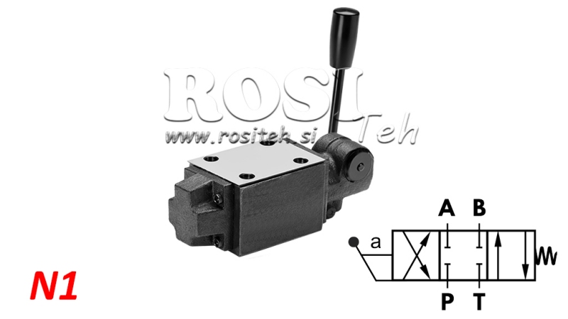 HYDRAULICKÝ RUČNÝ  VENTIL CETOP N1