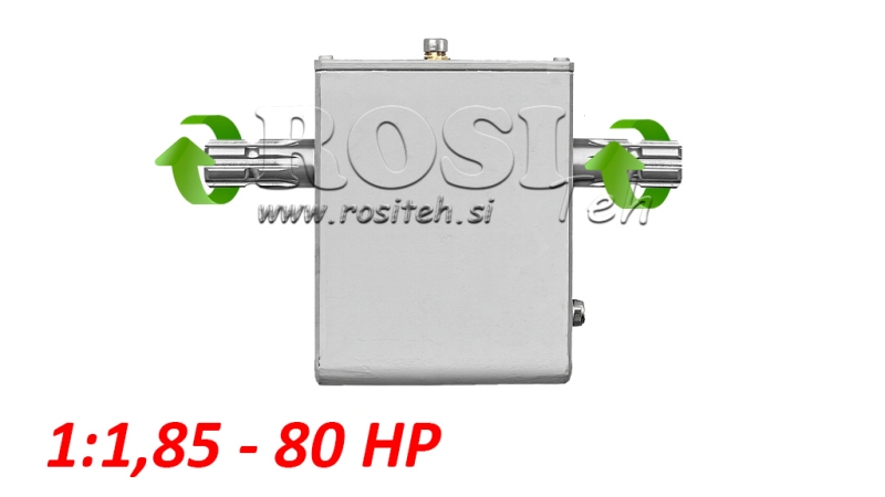 TRAUKTORIAUS PAVARŲ DĖŽĖ - 1:1.85 (80AG-60KW) PATINIS-PATINIS