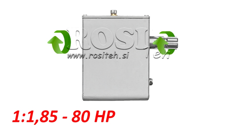 PŘEVODOVKA TRAKTORU - 1:1.85 (80HP-60KW) SAMICE-SAMEC