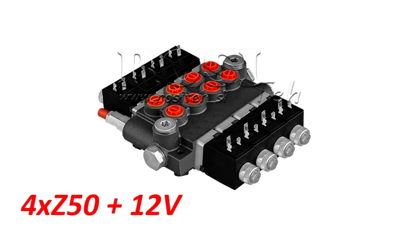 HIDRAVLIČNI VENTIL 4xZ50+12V DC