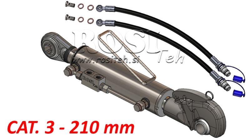 HYDRAULINEN TYÖNTÖVARSI PIKAKYTKENNÄLLÄ AUTOMATIC - CAT. 3 - 80/40-210 (90-210 HP) (25,4 mm)