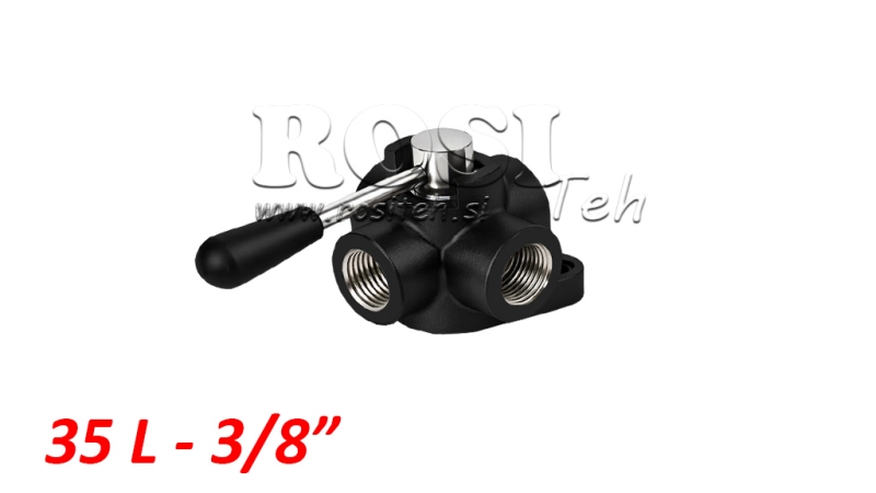KÉZI 4 ÍRÁNYU SZELEP IF 3/8 - 35lit