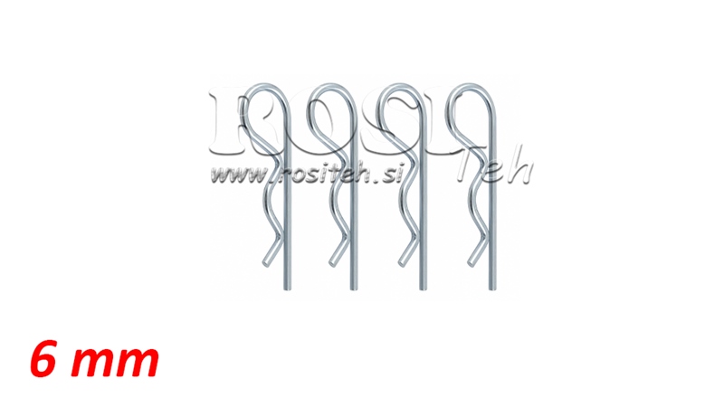 R FORMOS SPYRUOKLINIS KAIŠTIS 6 MM (4 VNT)