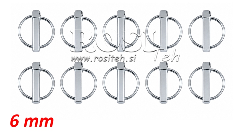 KAIŠTIS SU ŽIEDU 6 MM (10 VNT)