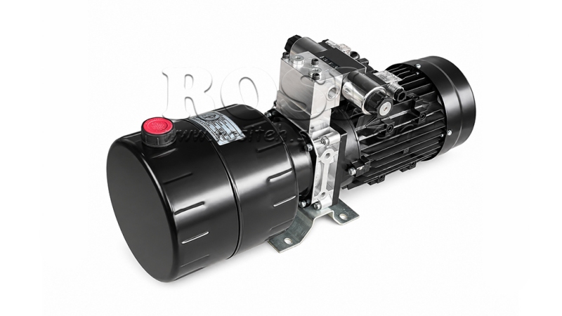 MINI HIDRAVLIČNI AGREGAT 380V AC (1,5 kW) - 5,8 cc - 8,2 lit/min - tank 6 lit