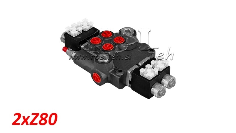 ЕЛЕКТРОХИДРАВЛИЧЕН МОНОБЛОКОВ ВЕНТИЛ 2xZ80