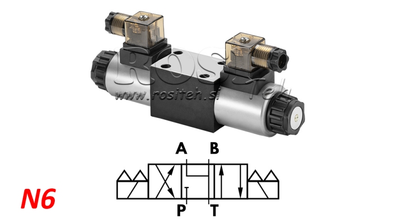 HIDRAULIKUS MÁGNESSZELEP KV-4/3 CETOP 3 N6