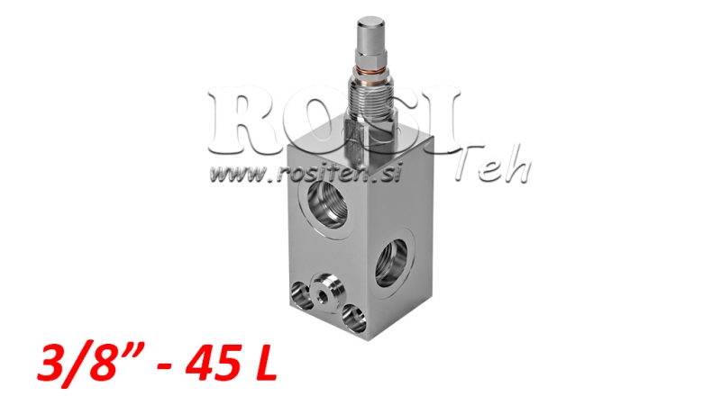 HIDRAULINIS SLĖGIO REGULIATORIUS VMP 3/8 10-180 BAR - 45LIT
