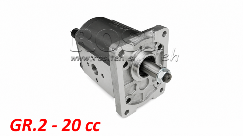 HYDRAULISK PUMP GR.2 20 CC HÖGER - FLANGE