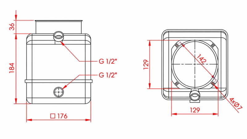 TANQUE DE PVC ROLL PP 4 LITROS HORIZONTAL-VERTICAL