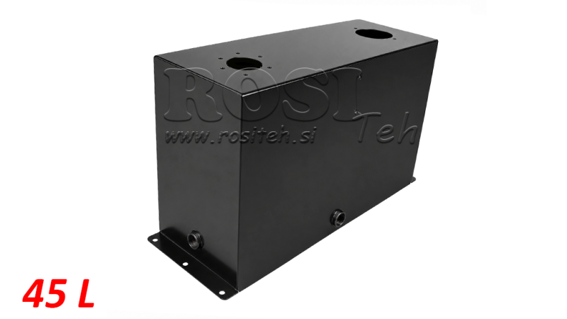 METALINIS TANKAS 45 LITRAI KUBAS 400X255X600MM PARUOŠIMAS GRĄŽINIMO FILTRUI