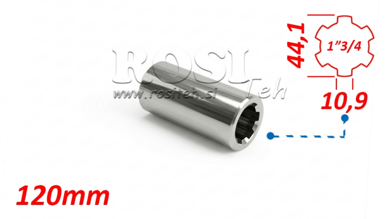 KARDANOVÝ ADAPTÉR POUZDRO 1-3/4 (120 mm)
