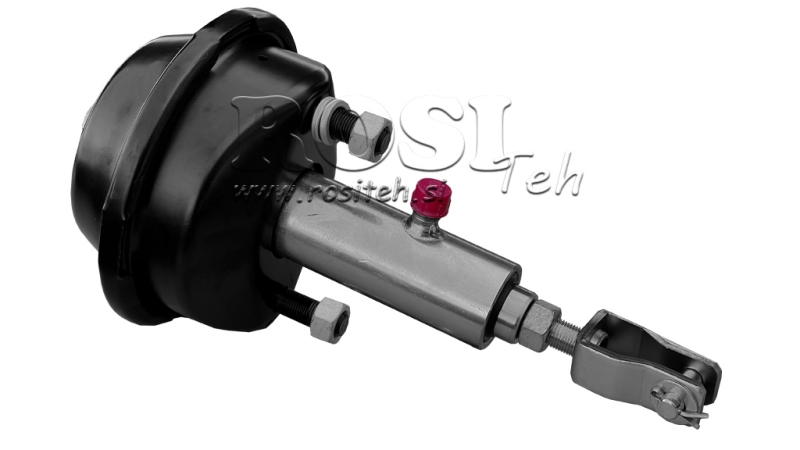 HIDROPNEUMATINIS STABDŽIŲ AKTUATORIUS PRIEKABAI