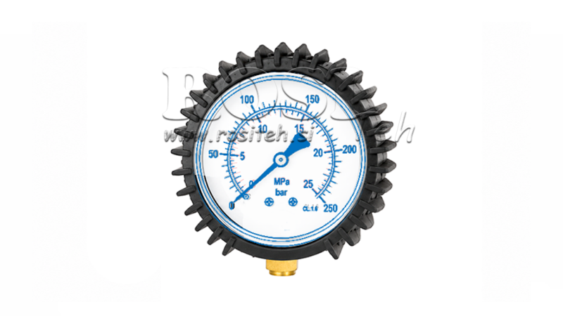 ZAŠČITNA GUMA ZA MANOMETER DN63 - ČRNA