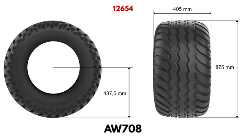 400/60-15,5 PADANGA AW708 (14 PR)
