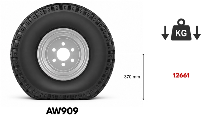 11,5/80-15,3 PADANGA AW909 (14 PR) SU RATLANKIU 9,00 x 15,3