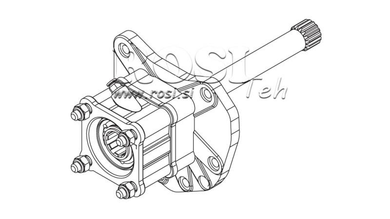 IŠEITIS HIDRAULINIAM PUMPUI - MERCEDES G155 - 1 ACTROS