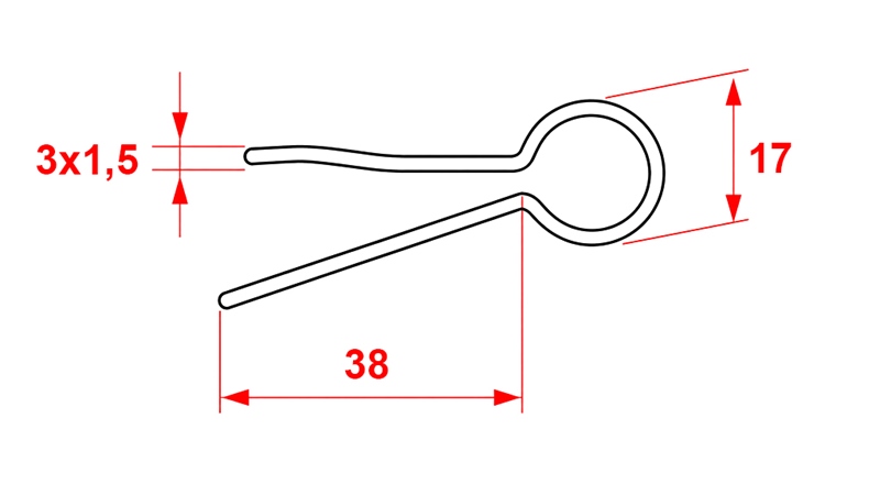 SAUGUMO KIRPIMŲ RINKINYS 3X1.5 (5VNT)