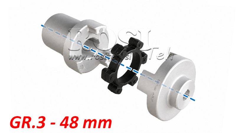 GUMOS SĄSAJA ND44C (18-22KW) 48MM/GR3
