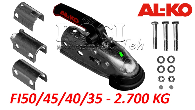 TRAUKIMO KABLYS AL-KO AK-270 AUTOMOBILIŲ PRIEKABAI APVALUS 2,700 KG FI35/40/45/50