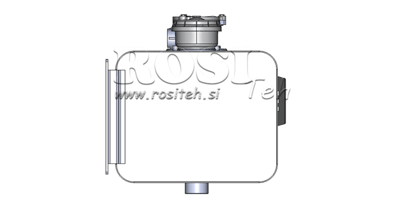 TANQUE DE METAL SUPERIOR 60 LIT 310X380X560MM