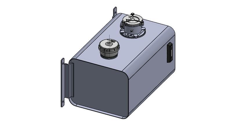 KOVINSKI REZERVOAR TOP 60 Lit 310x380x560mm