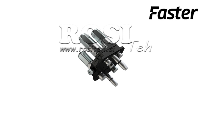 MULTI-FASTER JUNGTIS 3 KRYPTYS BSP 1/4 JUDANTI DALIS