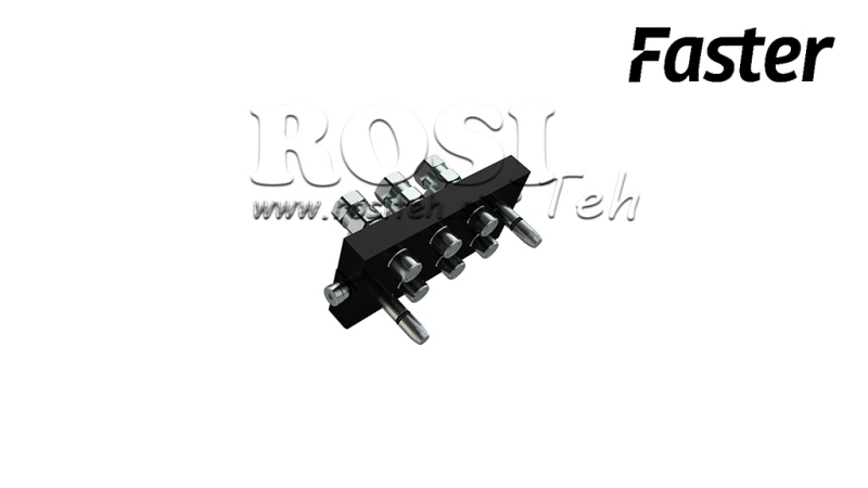 MULTI-FASTER JUNGTIS 6KRYPTIS BSP 3/8 MOBILIOJI DALIS