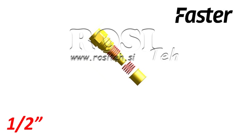 MOTERIŠKA GREITA JUNGTIS MULTI-FASTER 1/2 FIKSUOTA DALIS