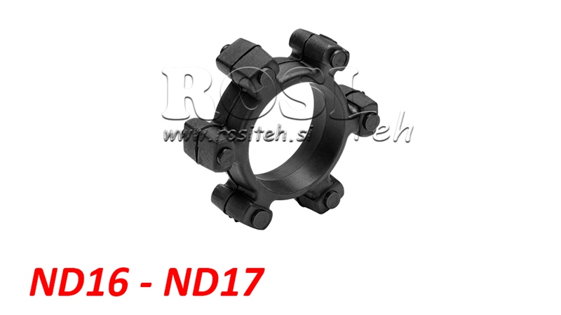 ŽVAIGŽDINĖ MOVA GUMINIAM ĮDĖKLUI ND16-ND17 (74mm)