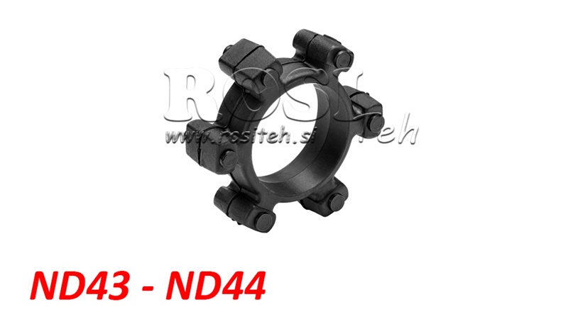 ŽVAIGŽDINĖ MOVA GUMINIAM ĮDĖKLUI ND43-ND44 (104mm)