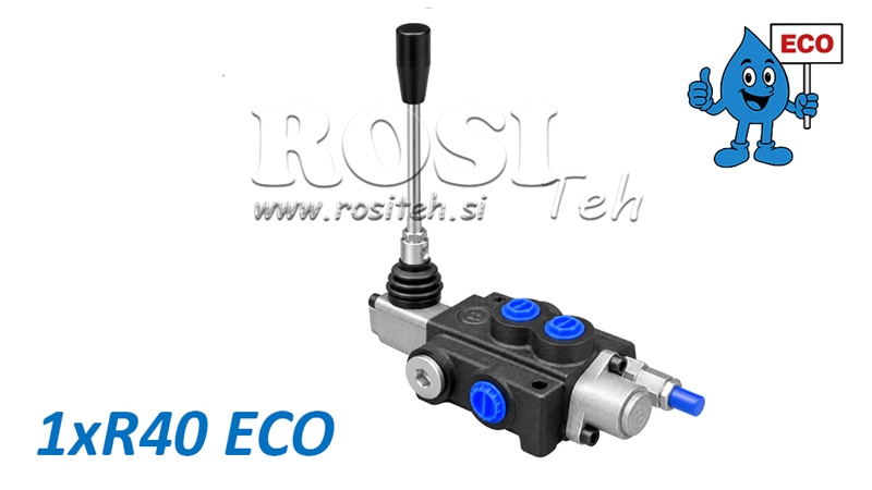 HIDRAULINIS RANKINIS VOŽTUVAS – 1 SEKCIJOS SKIRSTYTUVAS 1xR40 ECO