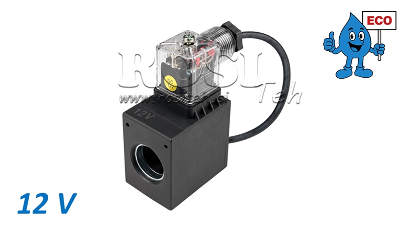 12V ELEKTROMAGNETINĖ RITĖ E80 ECO HIDRAULINIAM ELEKTROMAGNETINIAM VOŽTUVUI