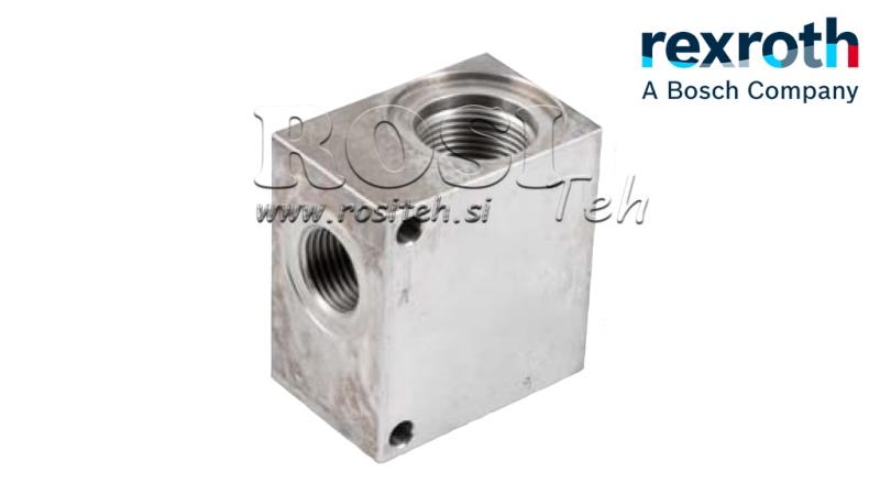 KRYT PRE 2-CESTNÝ HYD. VENTIL REXROTH 1/2 70-LIT