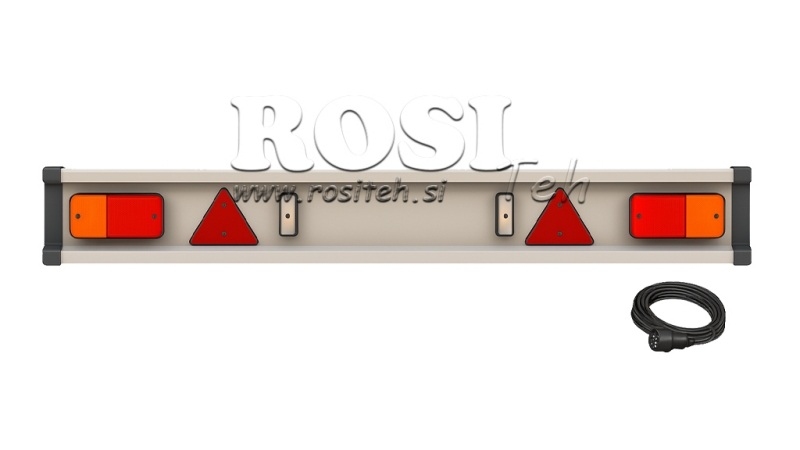 TRAILER BUMPER MED LYS 2150MM