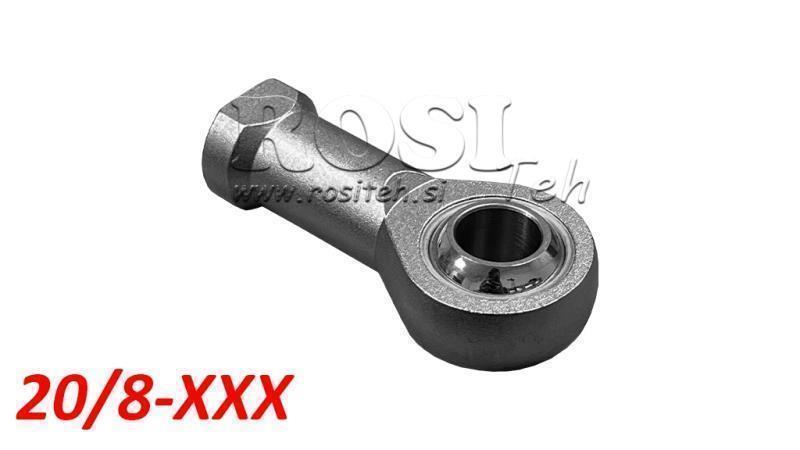 DI MONTAVIMAS PNEUMATINIAM CILINDRUI PCAI 20/8 (M8x1.25)