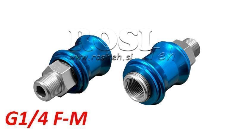 PNEUMATINIS RANKINIS SLIDINĖS VOŽTUVAS 3/2 PRRS G1/4 F-M