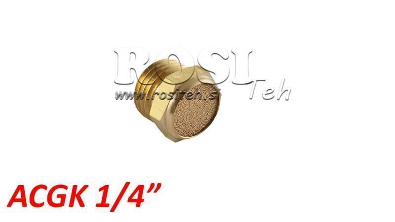 PNEUMATINIS GARSO SLOPINTUVAS IŠ BRONZOS ACGK 014 ŽEMAS