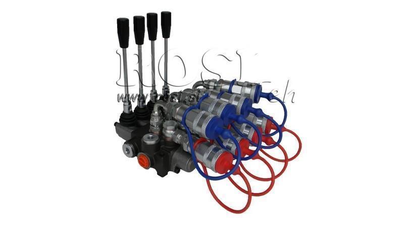 HÜDRAULIKAVALVE 4xP40 LAIENDUS