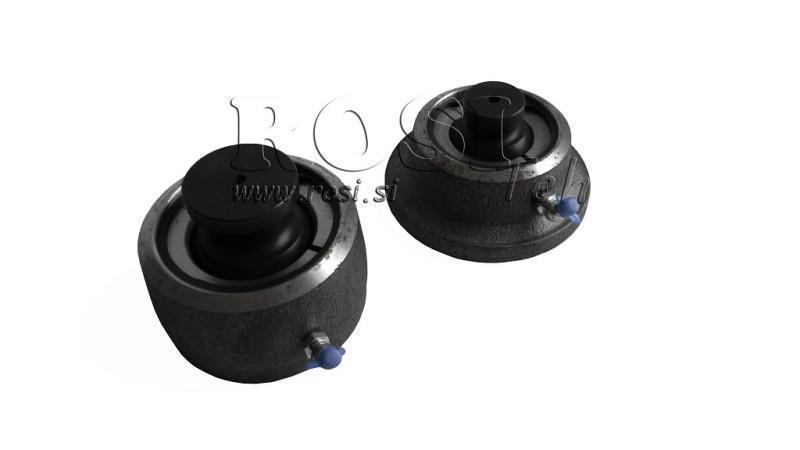 SAVAIME NUSISTATANTIS SFERINIS GUOLIS TELESKOPINIAM CILINDRUI Φ 55 MAX. 15 TON