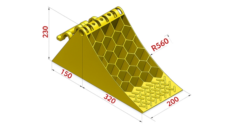 PLASTIKINIS KAMPAS HOMOLOGUOTAS DIN 76051/E53 6,500 KG