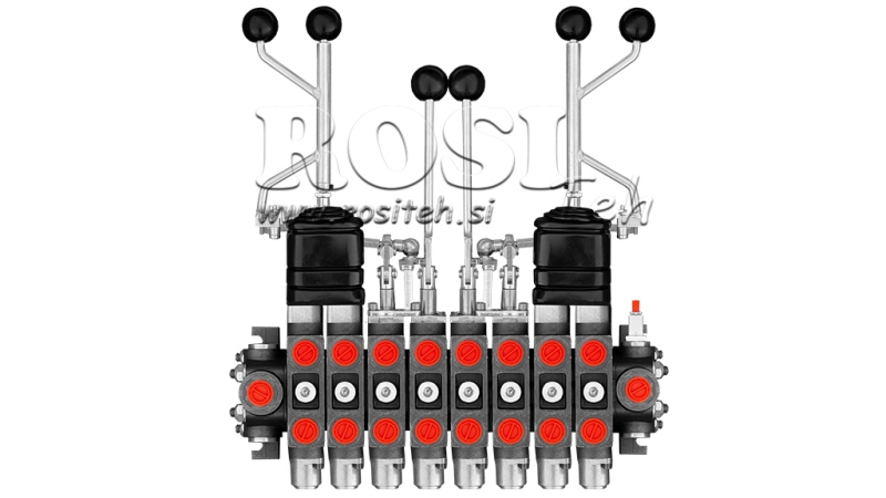 ХИДРАВЛИЧЕН КЛАПАН HIAB 8XPC70 + 2X ЕВРО ДЖОЙСТИК 3 ПОЗ