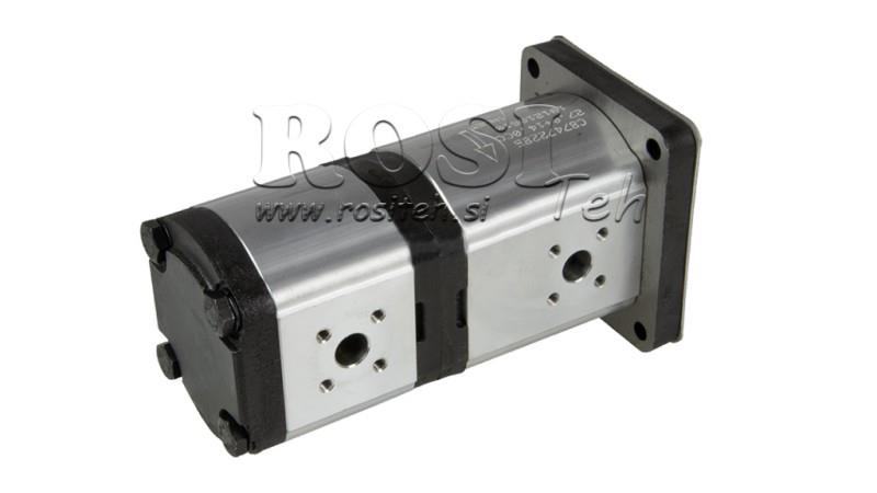 HIDRAULINIS PUMPAS TRAKTORIUI - OEM 87472285 - CNH SERIJA T4 26 15 cc KAIRĖ